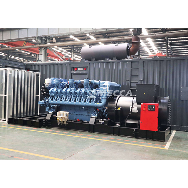 3.3KV-13.8KV متوسطة الجهد العالي مولد ديزل MTU 1800KW 2000KW 2250KVA 2500KVA لمركز البيانات/محطة توليد الطاقة