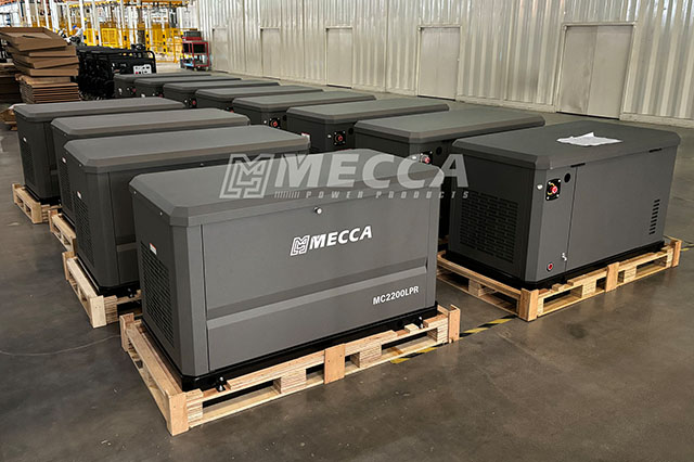 مولد وقود مزدوج LPG/NG بقدرة 8KW-24KW لوضع الاستعداد المنزلي 